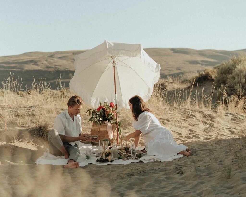 Themed luxury picnic experience setup for anniversaries, proposals, and birthdays